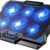 ICE COOREL Laptop Cooling Pad with 6 Cooling Fans, Cooling Pad for Laptop Fan