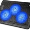ICE COOREL Laptop Cooling Pad with 6 Cooling Fans, Cooling Pad for Laptop Fan