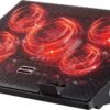 ICE COOREL Laptop Cooling Pad with 6 Cooling Fans, Cooling Pad for Laptop Fan